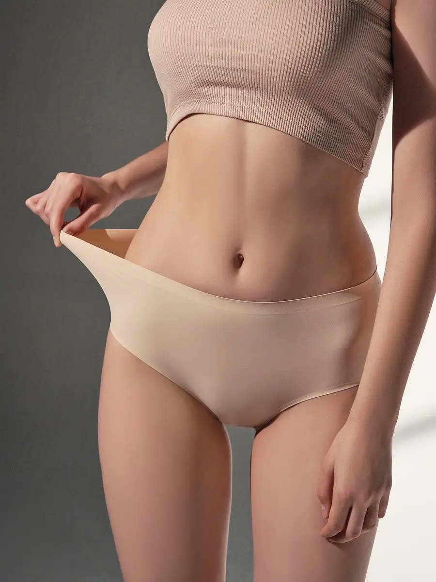 [누브라] 라인 걱정 없는 무봉제 심리스 팬티 3종 (S~L) 상세페이지 2
